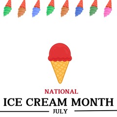 national ice cream month 