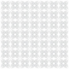 Seamless pattern with minimalist wavy geometric design