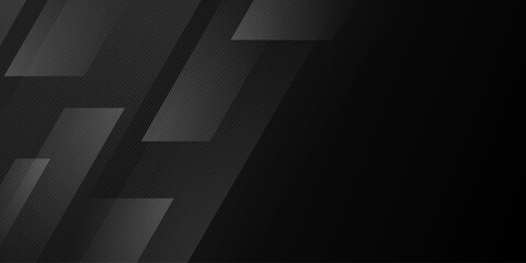 black geometric abstract background overlap layer on dark space with diagonal lines decoration