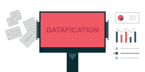 Datafication concept