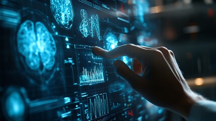 Advanced Medical Imaging Interface: Brain Scan Analysis