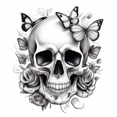 Obraz premium skull and crossbones