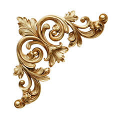 Ornate gold corner embellishment (2)