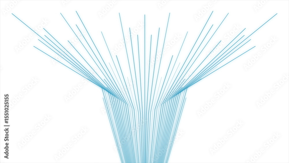 Poster blue minimal lines abstract futuristic tech background
