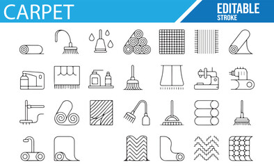 Household Textile Cleaning and Carpet Care Symbols