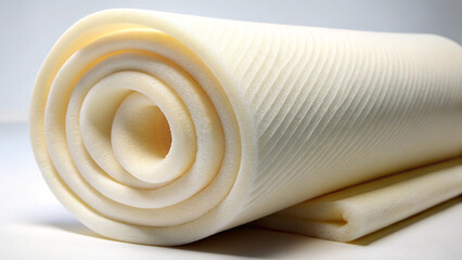 Rolled polyurethane foam mattress padding