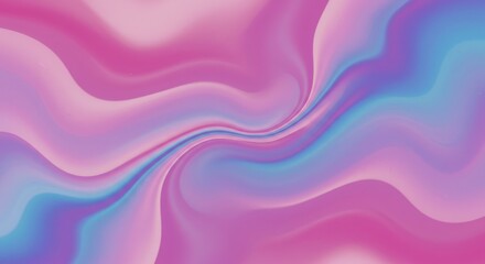 Fototapeta premium Abstract Swirl of Pink and Blue with Soft 3D Flow