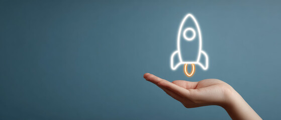 Startup success strategy launching innovative business concepts for future growth in technology and marketing achieving goals through teamwork and leadership