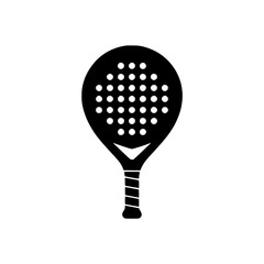 Padel racket silhouette