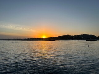 Sunset on the bay