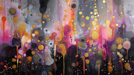 A colored textured background for vibrant expression, splashes of liquid, weaving pattern