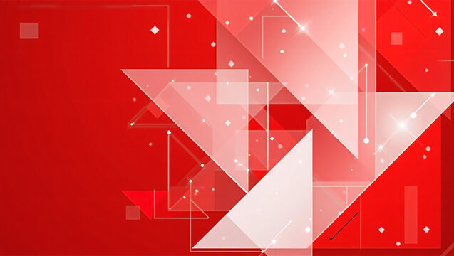 Abstract Geometric Tech Background with Glossy Triangles &ndash; Modern Vector Design for Digital Use