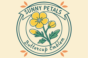 Sunny Petals: Buttercup Emblem