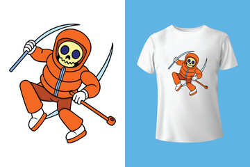 Ski winter sport vintage typography t shirt design with glasses and skier silhouette	