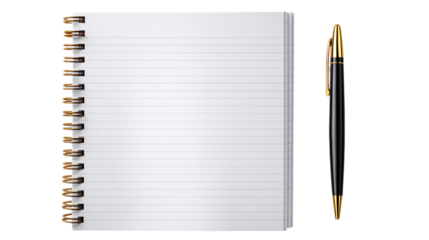 A elegant digital notepad, white background --ar 16:9