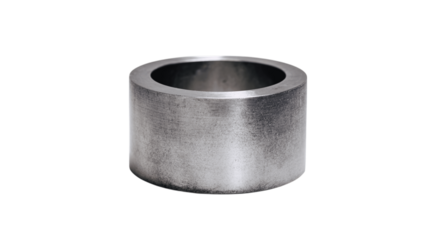 A matte finish metal candle holder, white background --ar 16:9