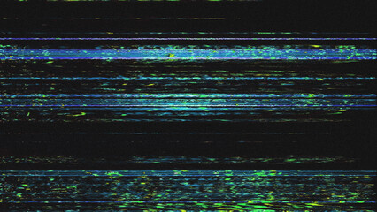 Cyberpunk Glitch Art, VHS Static Texture, Pixelated Errors, Digital Decay, Retro-Futuristic Visuals, Broken Screen Aesthetic