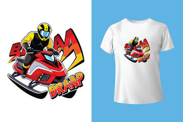 Vector set of Ski jumping emblems. labels, badges and design elements. Print design for t-shirt. Sport club emblems.