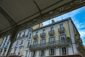 Vichy in France, thermal city, houses
