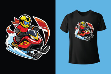 Vector set of Ski jumping emblems. labels, badges and design elements. Print design for t-shirt. Sport club emblems.