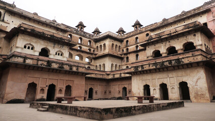 Obraz premium Orchha Fort, Orchha, Madhya Pradesh, India