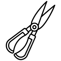 Snips Outline Vector Art