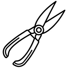Snips Outline Vector Art