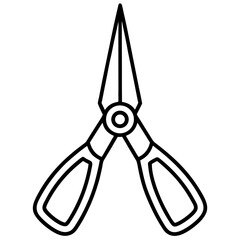 Snips Outline Vector Art