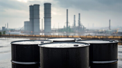 Oil trade international. Oil barrel industrial refinery storage energy petroleum fuel black metal wet ,global shipping, energy, crude oil market, energy economy