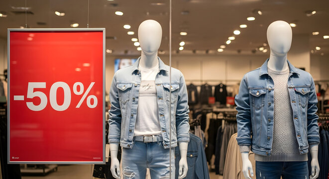 50% Off Denim Jacket Sale - Powered by Adobe