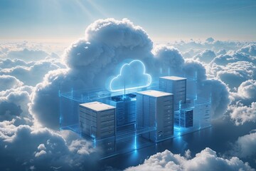 Cloud Data Security Solutions and Reliable Online Storage Services in a Bright White Cloud Over a Clear Blue Sky