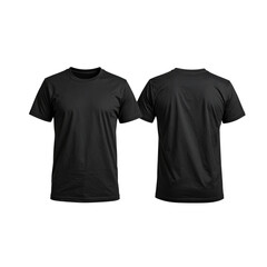 Naklejka premium Black and white t-shirt clothing template design