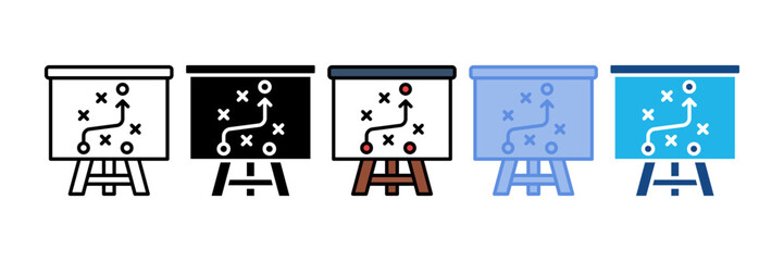 Strategic Plan Icon Element For Design