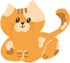 Cute Cat Illustration
