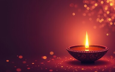 elegant happy diwali banner with text space. High quality
