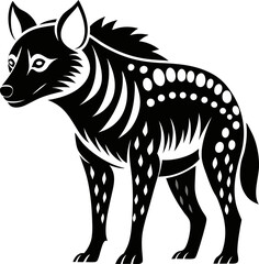 vector illustration of a wolf