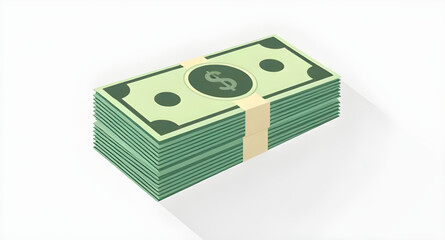 Dollar cash, Dollar bills, Money icon, Stack of cash, Cash bundle, Green dollar bills, Currency icon, Cash vector, Paper money, Dollar sign, Money stack, Cash illustration, Cash payment, Money symbol,