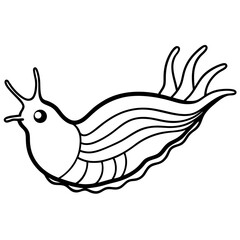 Clean Sea Slug Sketch