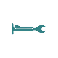 Wrench and bed logo