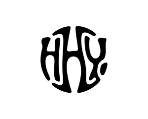 Obraz premium Hhy logo