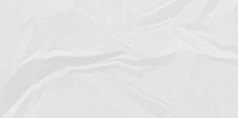 Fototapeta premium Abstract wrinkled creased crumple ragged parchment empty wrinkle cardboard blank ripped surface wrinkle old paper white crumple texture background. 