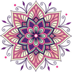 Simple and Clean Vector Mandala Design