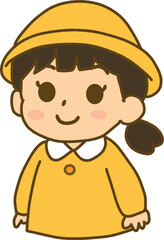 Cute Kindergarten Kid Characters Illustration (Boy & Girl) 귀여운 유치원생 캐릭터 일러스트 (남자아이와 여자아이)