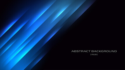 青い光の抽象背景