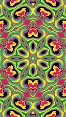 digital art in the form of a kaleidoscope