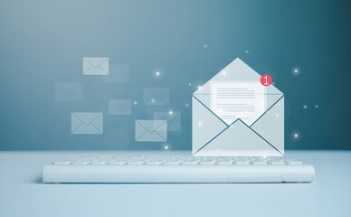 Communications send messages through e-mail messages in computer systems and online internet...