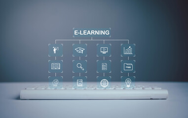 Through e-learning platforms students can develop their skills by attending online seminars, taking courses, and accessing a library of digital content such as videos tutorials and online media texts.