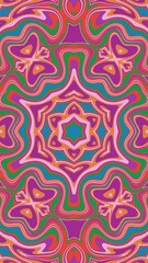 digital art in the form of a kaleidoscope