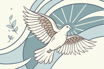 Dove of Light and Unity