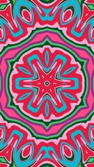 digital art in the form of a kaleidoscope